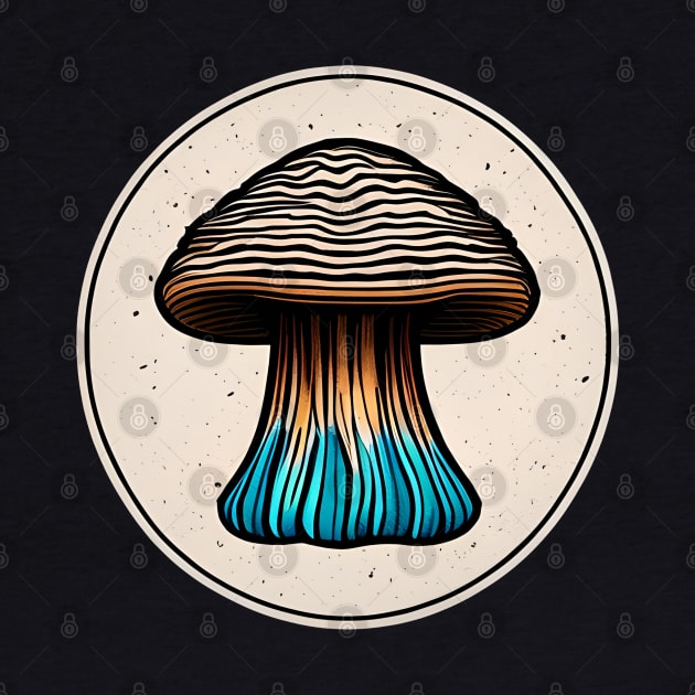 Mushroom Boho Cottagecore Aesthetic by AI Art Originals